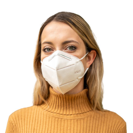 NIOSH Tested & CE Certified, KN95 Respirator Facemask